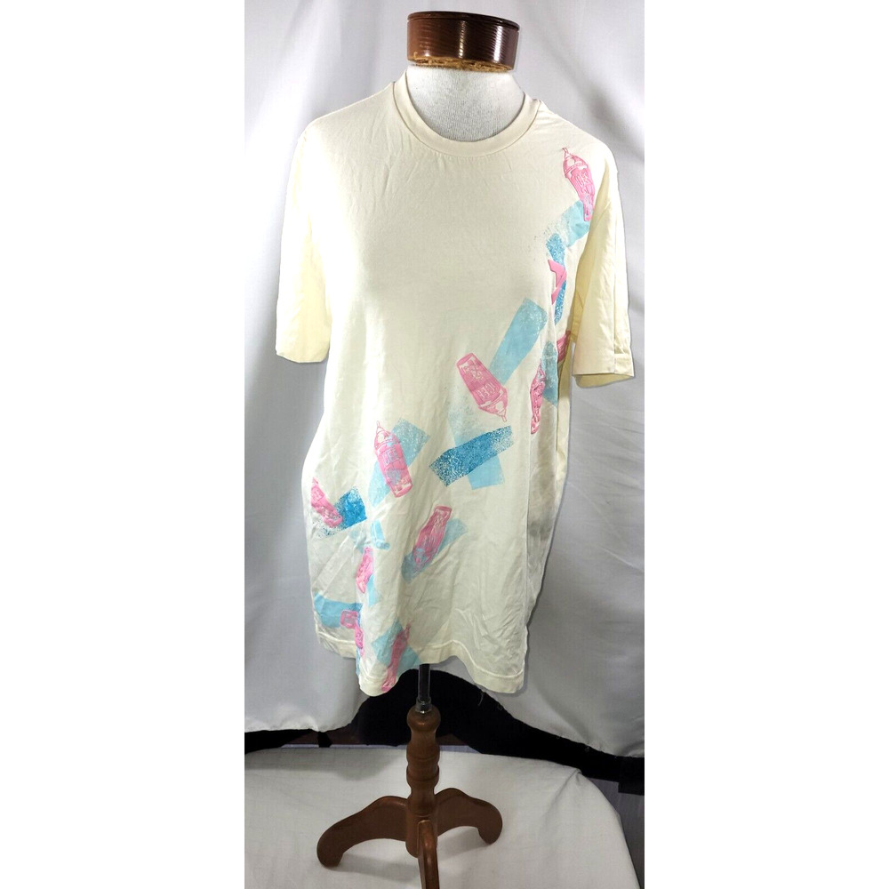 Adidas Trae Young X Icee Collab Cream White Mens Medium Short Sleeve Tshirt